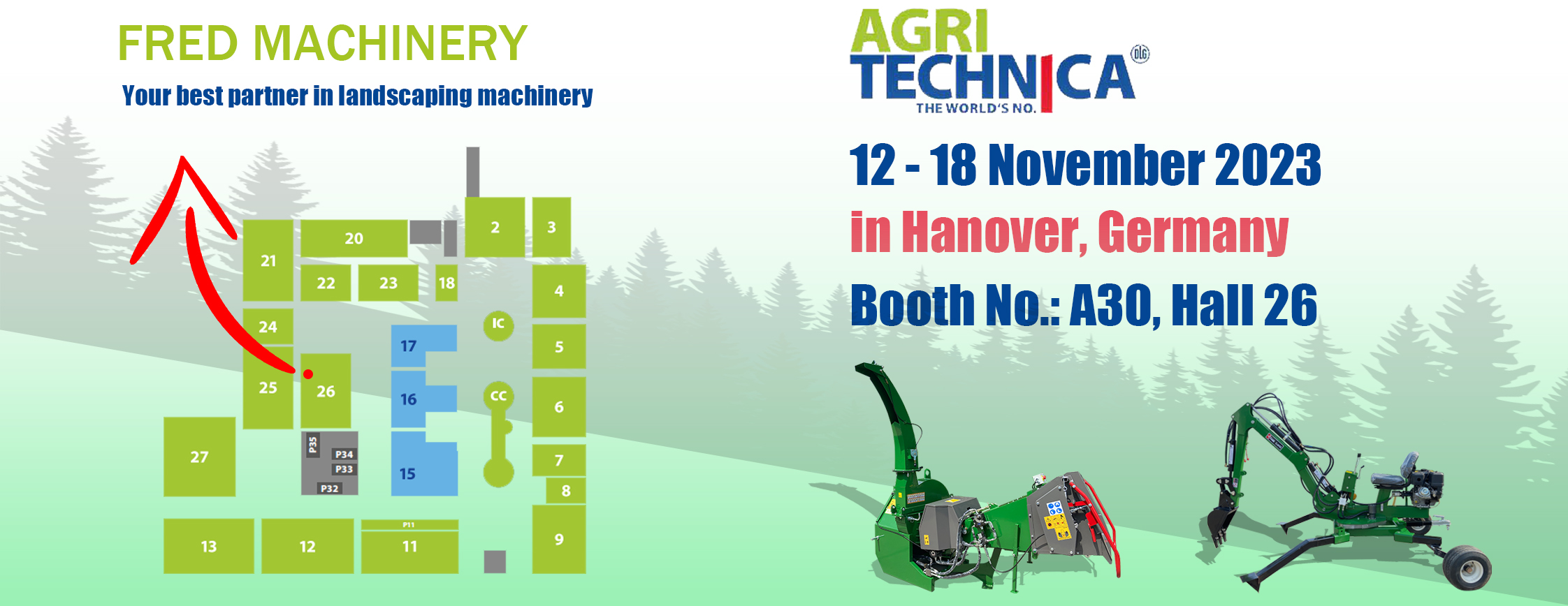 Номер стенда в Agritechnica